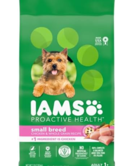 IAMS Small & Toy Breed Adult Dry Dog Food for Small Dogs with Real Chicken, 7 lb