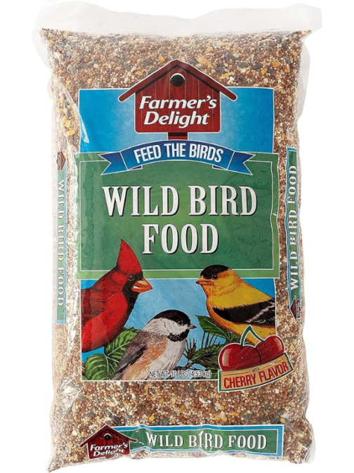 Wagner's 53002 Farmer's Delight Wild Bird Food with Cherry Flavor, 10-Pound Bag