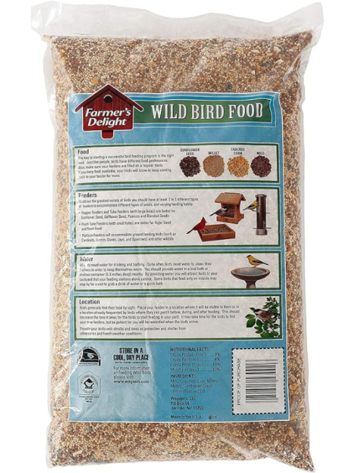 Wagner's 53002 Farmer's Delight Wild Bird Food with Cherry Flavor, 10-Pound Bag - Image 2