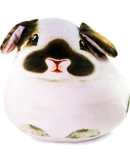 Easter Bunny Stuffed Animal, Soft Cute Plushies, Kawaii Rabbit Plush Toys, Throw Body Pillow Decoration Doll Gift for Kids Girls Boys (Brown)