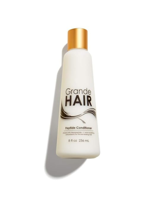 GrandeHAIR Peptide Shampoo and Conditioner, Thinning Hair Solution, Promotes Thickness and Prevents Hair Loss, Safe for Color Treated Hair, Cruelty Free, 8 oz.