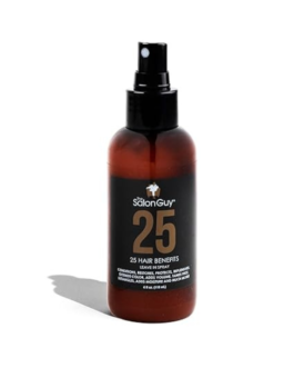 THESALONGUY 25 Spray | Leave-In Conditioner Hair Treatment| Frizz Control| Detangle + Heat Protection| Color Safe| Pre Styler