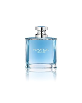 Nautica Voyage Eau De Toilette for Men – Fresh, Romantic, Fruity Scent Woody, Aquatic Notes of Apple, Water Lotus, Cedarwood, and Musk Ideal Day Wear 3.3 Fl Oz